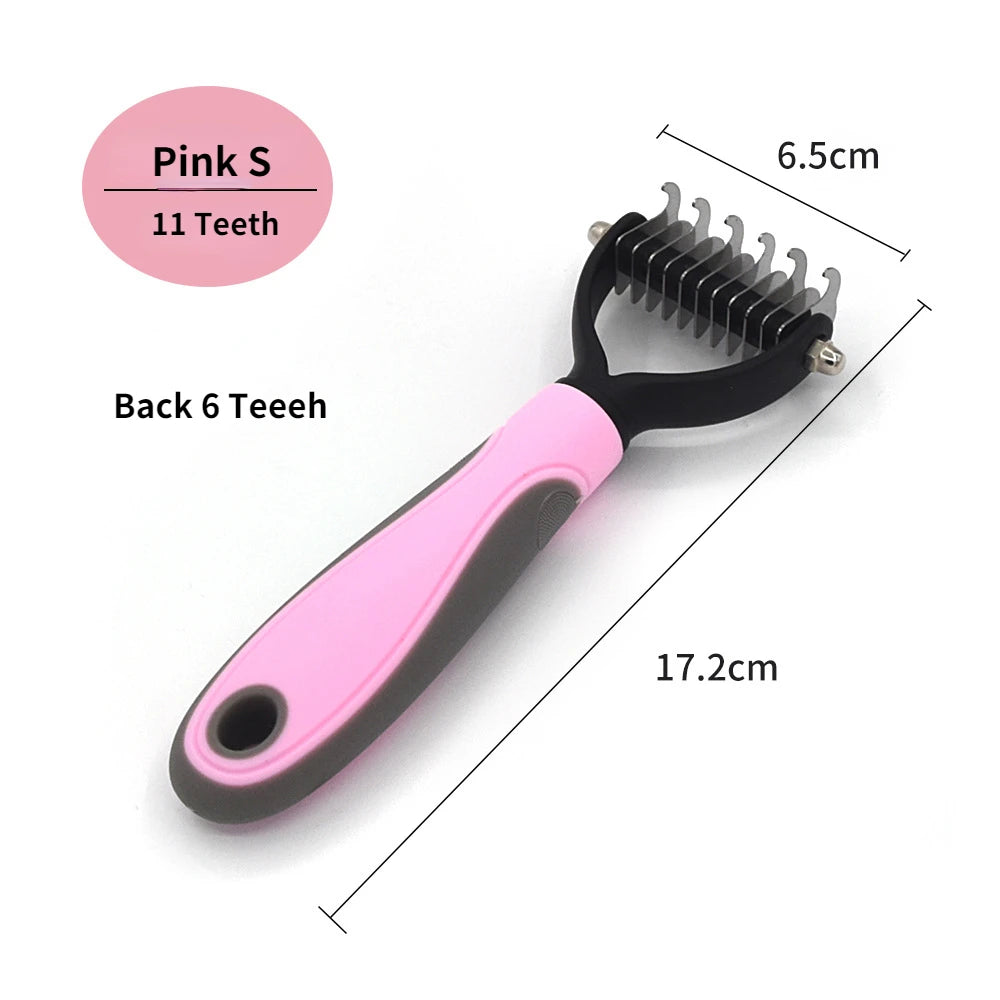 Pet Deshedding Brush Dog Hair Remover