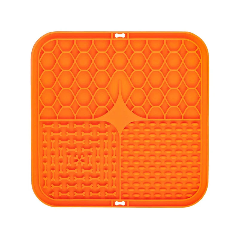 Silicone Lick Mat for Dogs – Slow Feeder & Bathing Distraction Tool