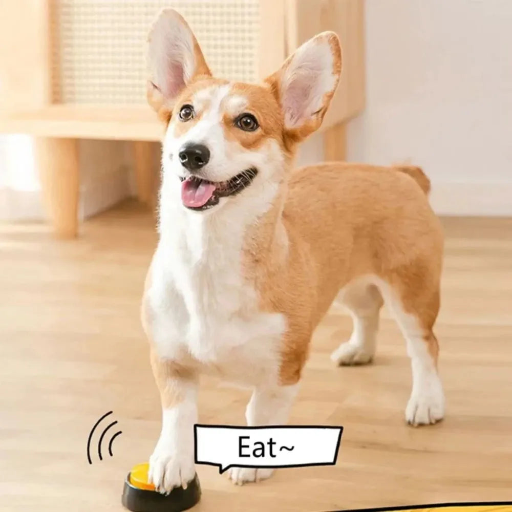 8PCS Dog Talking Buttons – 30-Second Recordable Training Buzzers