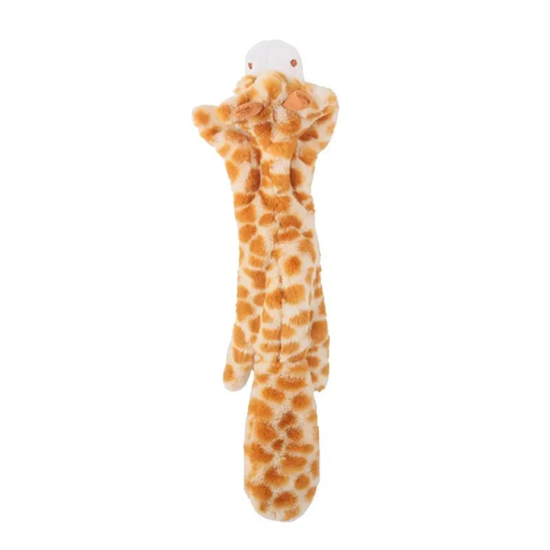 Funny Simulated Animal No Stuffing Dog Toy with Squeakers.