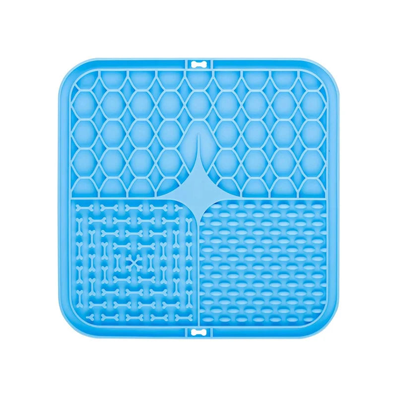 Silicone Lick Mat for Dogs – Slow Feeder & Bathing Distraction Tool