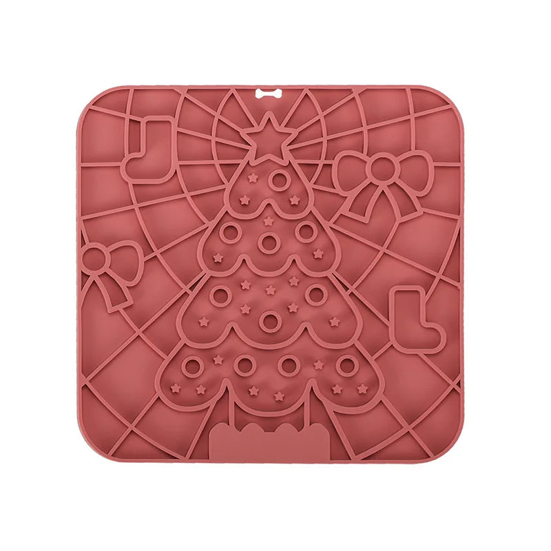 Silicone Lick Mat for Dogs – Slow Feeder & Bathing Distraction Tool
