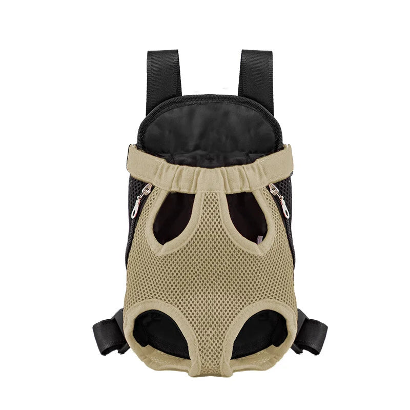 Camouflage Breathable Outdoor Dog Carrier Backpack – Travel & Vehicle Pet Transport Bag