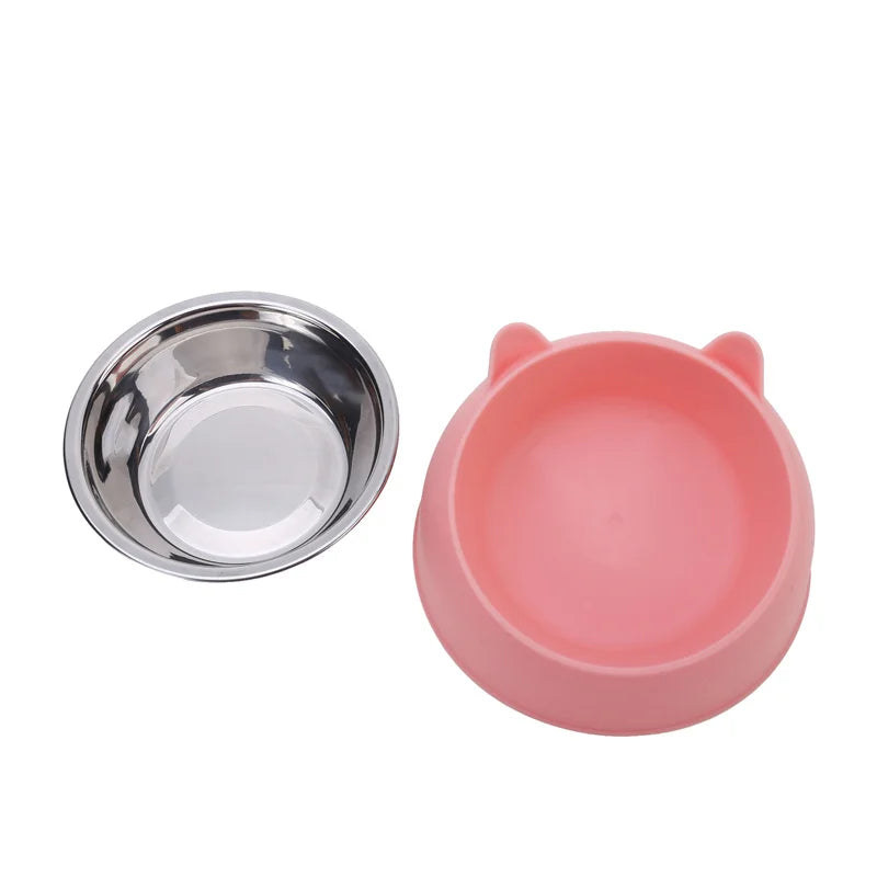 Stainless Steel Pet Bowl – Food & Water Feeder for Kitten's or Puppy's