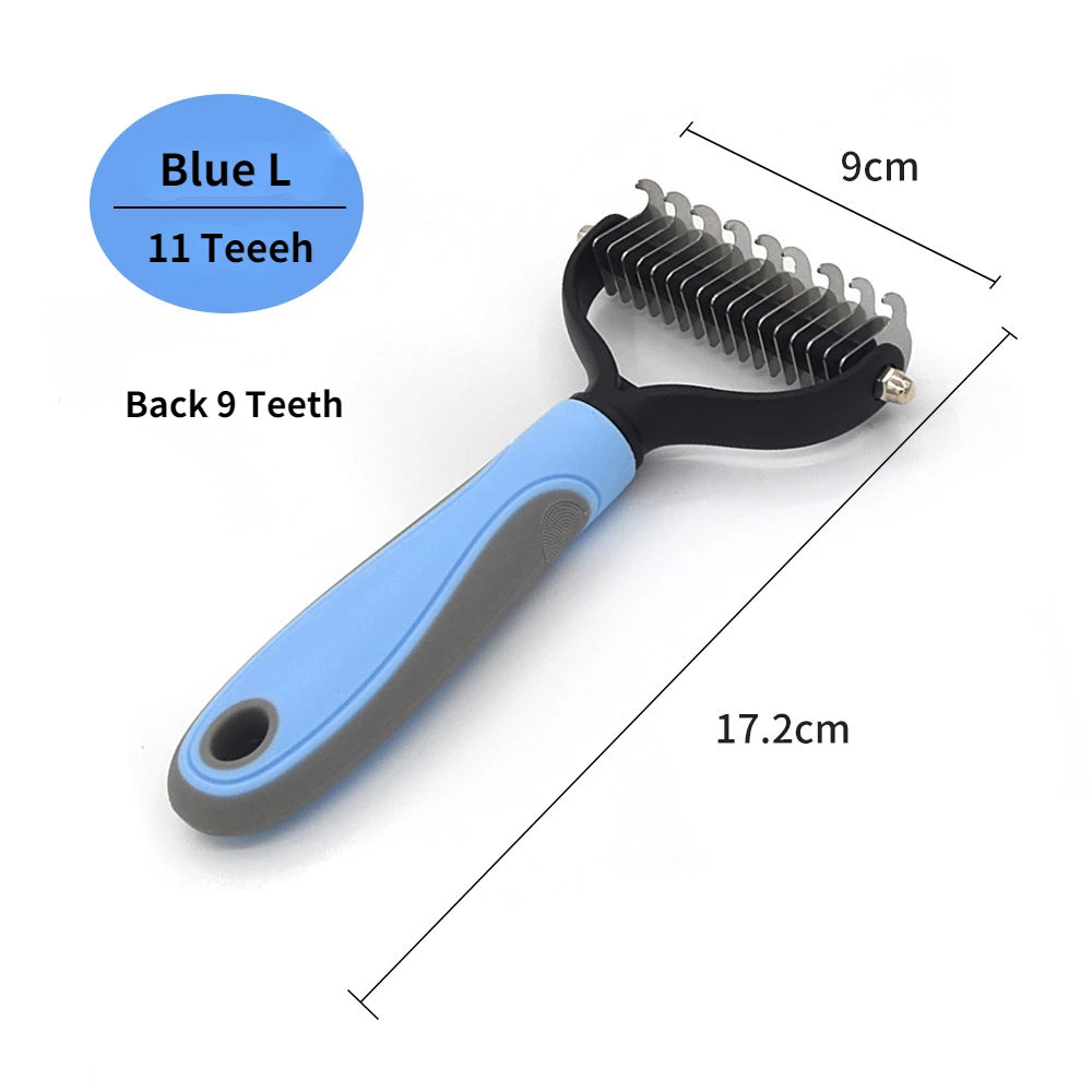 Pet Deshedding Brush Dog Hair Remover