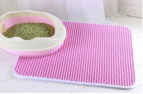 Cat Litter Mat With Double Layer Waterproof.