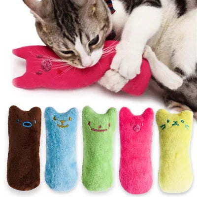 Interactive Catnip Plush Toy – Chew & Bite Friendly