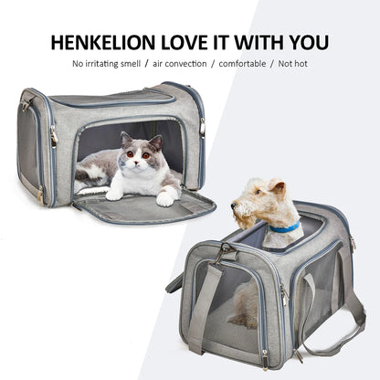 Airline-Approved Soft-Sided Pet Carrier Backpack for Small Dogs & Cats