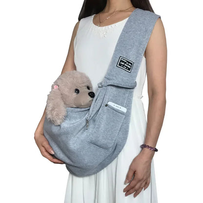 Portable Pet Sling Carrier – Comfortable Crossbody Bag for Cats & Dogs