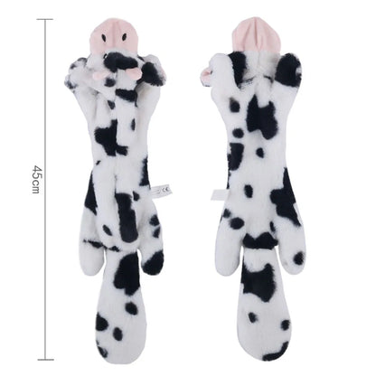 Funny Simulated Animal No Stuffing Dog Toy with Squeakers.