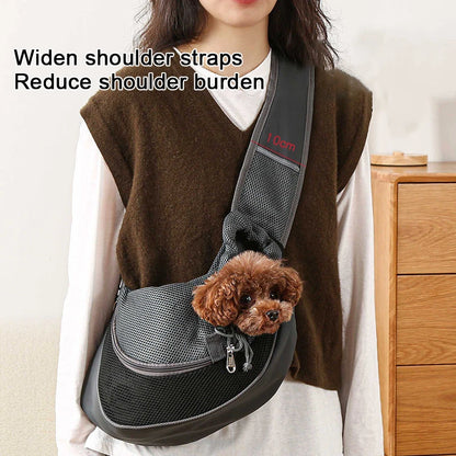 Pet Carrier Backpack – Mesh Travel Sling & Shoulder Tote
