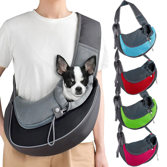 Pet Carrier Backpack – Mesh Travel Sling & Shoulder Tote