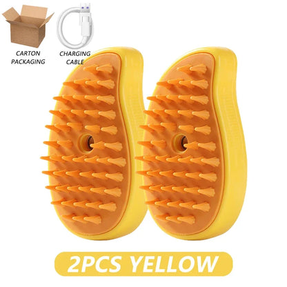 3-in-1 Steamy Brush for Cat's/Dog's Grooming