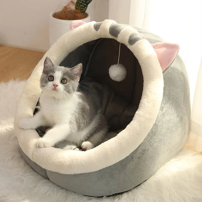 Deep Sleep Cat Bed Foldable,Removable and Washable.