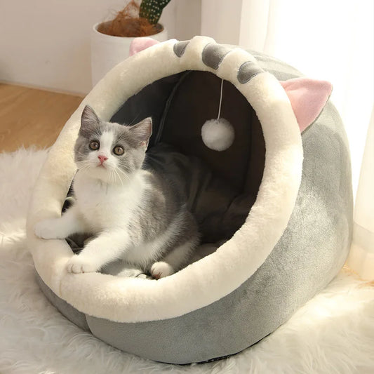 Deep Sleep Cat Bed Foldable,Removable and Washable.