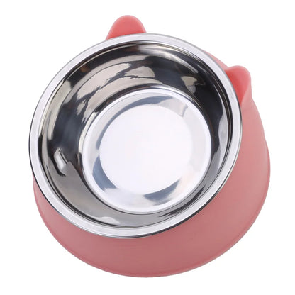 Stainless Steel Pet Bowl – Food & Water Feeder for Kitten's or Puppy's
