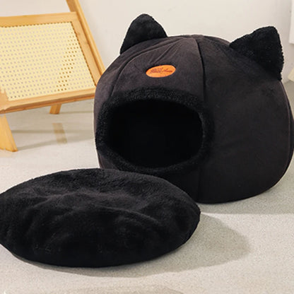 New Deep Sleep Comfort In Winter Cat Bed.