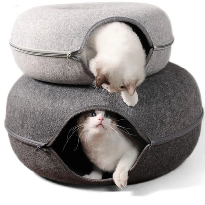 Donut Cat Bed & Tunnel