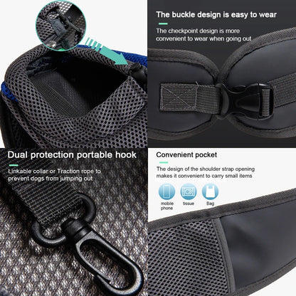 Pet Carrier Backpack – Mesh Travel Sling & Shoulder Tote