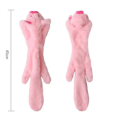 Funny Simulated Animal No Stuffing Dog Toy with Squeakers.