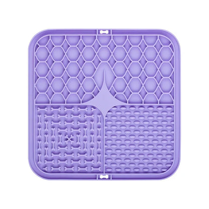 Silicone Lick Mat for Dogs – Slow Feeder & Bathing Distraction Tool