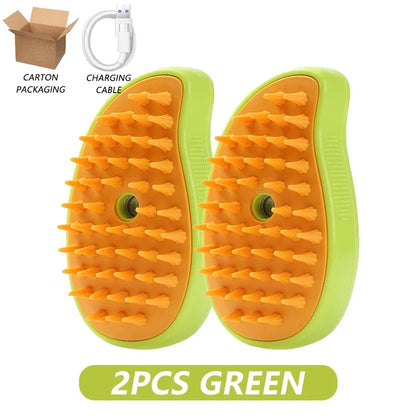 3-in-1 Steamy Brush for Cat's/Dog's Grooming