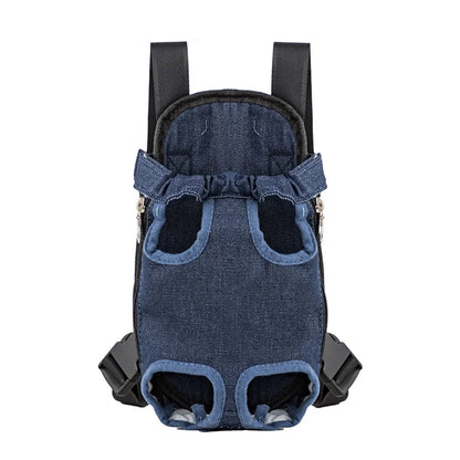 Camouflage Breathable Outdoor Dog Carrier Backpack – Travel & Vehicle Pet Transport Bag