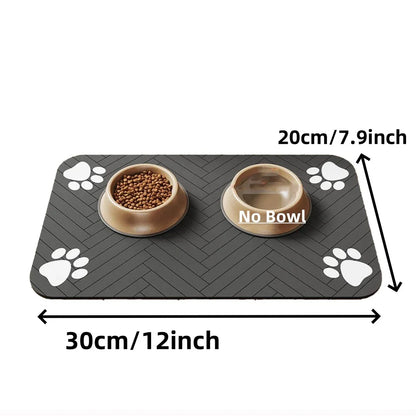 Absorbent Waterproof Pet Feeding Mat for Cats