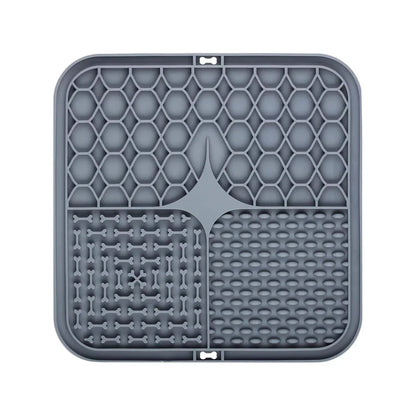 Silicone Lick Mat for Dogs – Slow Feeder & Bathing Distraction Tool