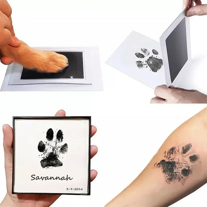 Inkless Pet Paw Print Kit – Safe, Non-Toxic DIY Keepsake for Cats & Dogs