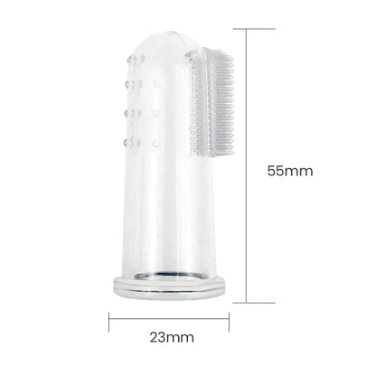Soft Silicone Pet Finger Toothbrush – For Dogs & Cats