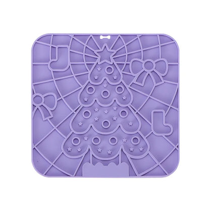 Silicone Lick Mat for Dogs – Slow Feeder & Bathing Distraction Tool