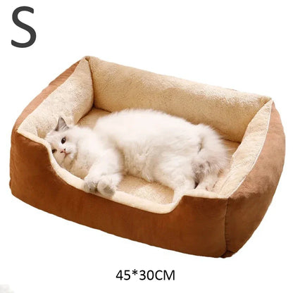 Cat & Small Dog Bed – Soft Cushion Pet House