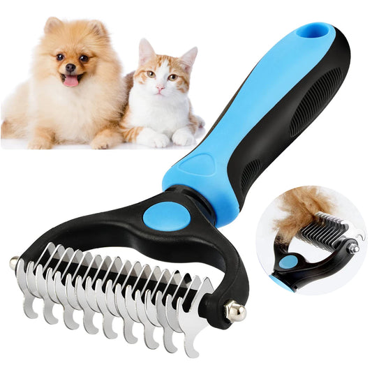 Pet Deshedding Brush Dog Hair Remover