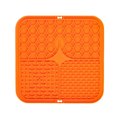 Silicone Lick Mat for Dogs – Slow Feeder & Bathing Distraction Tool