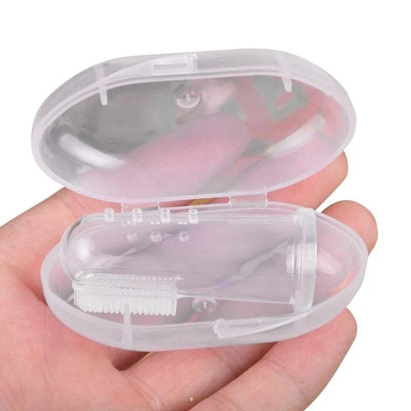 Soft Silicone Pet Finger Toothbrush – For Dogs & Cats