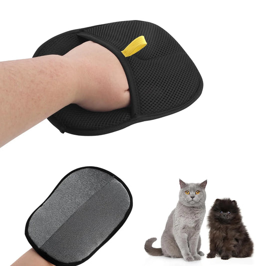 Reusable Pet Hair Removal Gloves – Double-Sided for Grooming & Cleaning